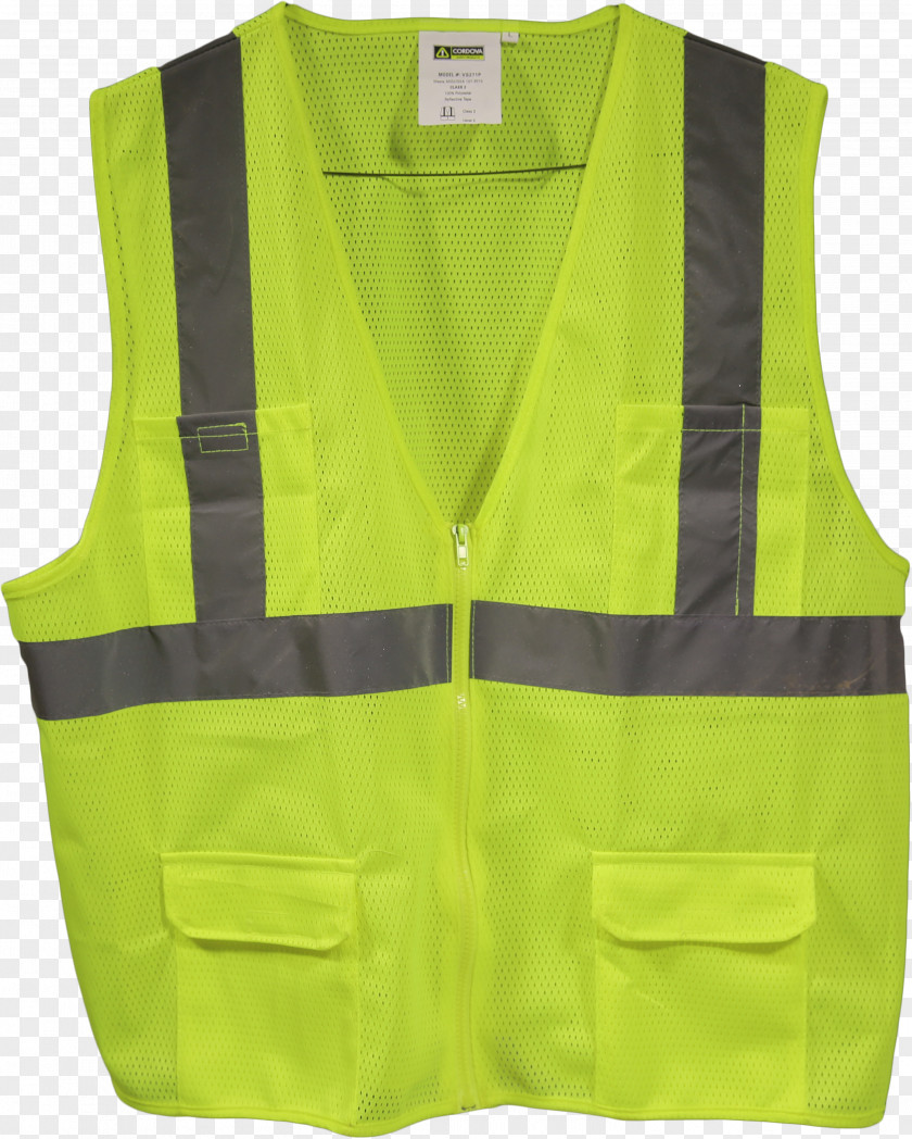 Safety Vest Gilets High-visibility Clothing Workwear PNG