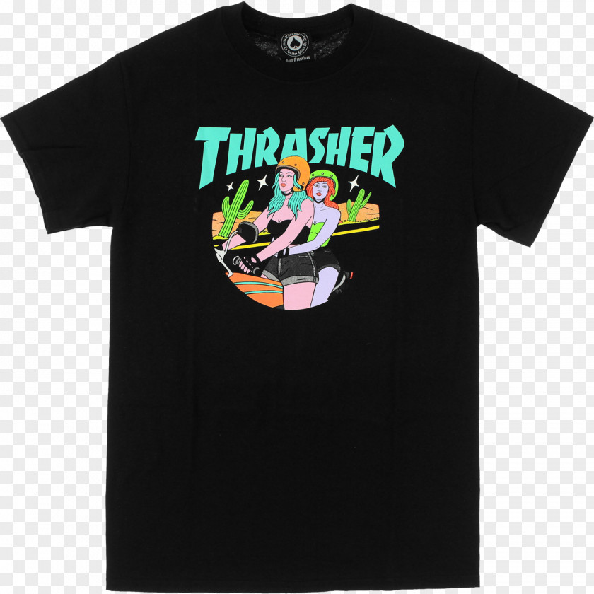 T-shirt Hoodie Thrasher Sweater Crew Neck PNG