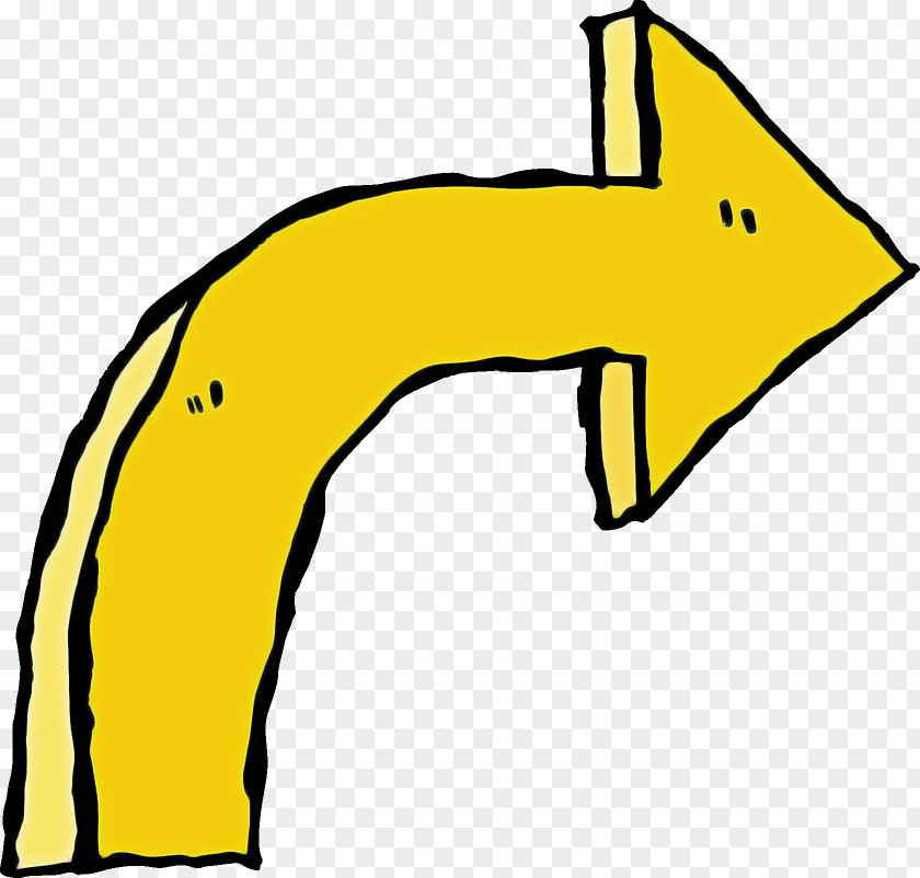 Yellow Line Art PNG