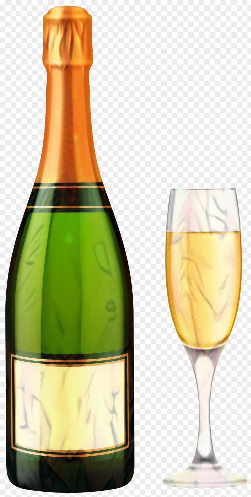 Barware Tableware Champagne Bottle PNG