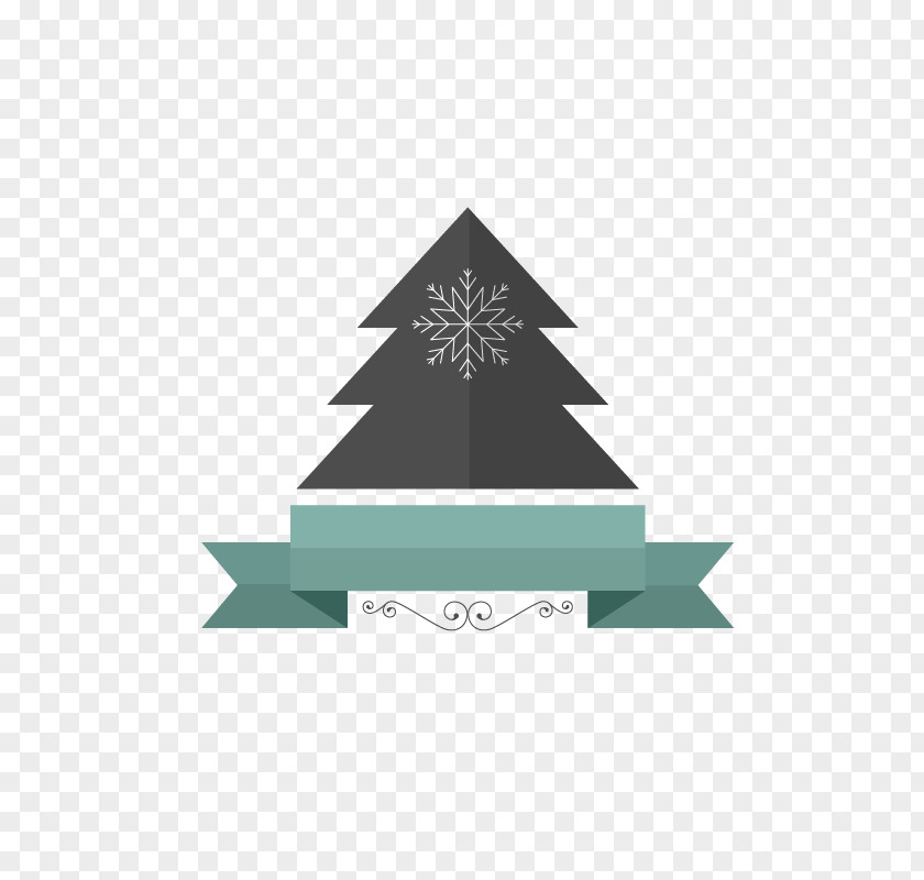 Blue Snowflake Christmas Label Banner Computer Graphics Icon PNG