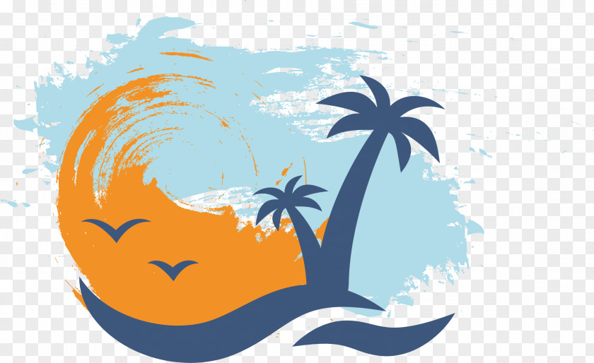 Palm Beach Vector Euclidean Icon PNG