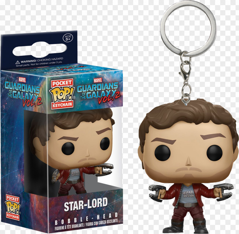 Rocket Raccoon Star-Lord Groot Funko Key Chains PNG