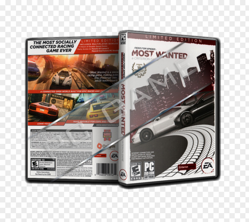 Xbox PlayStation 2 Need For Speed: Most Wanted 360 Video Game PNG