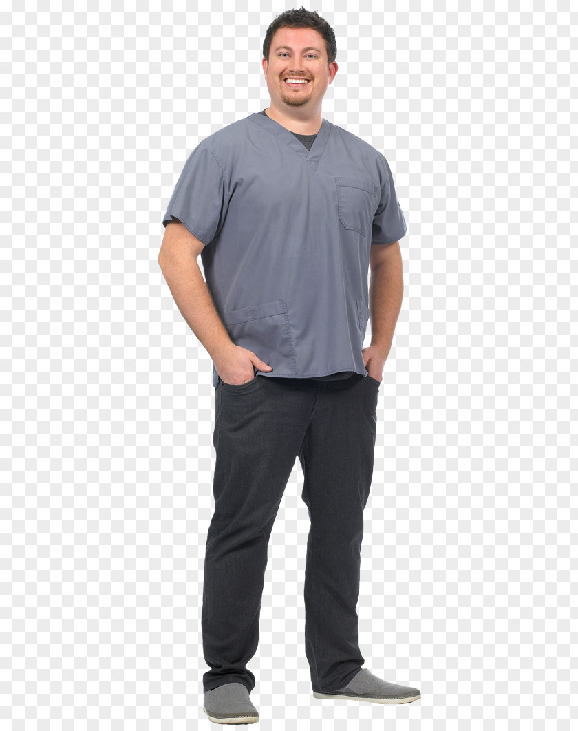 Dentist Standing T-shirt Shoulder Jeans Sleeve Outerwear PNG