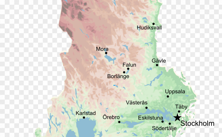Map Atlas Eskilstuna Vänern Skövde PNG
