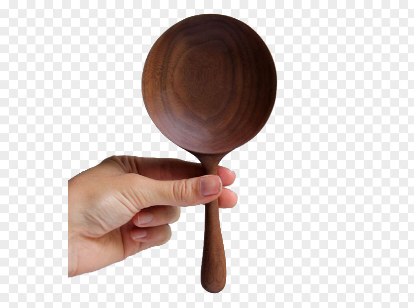 Wooden Spoon Ladle Bowl PNG