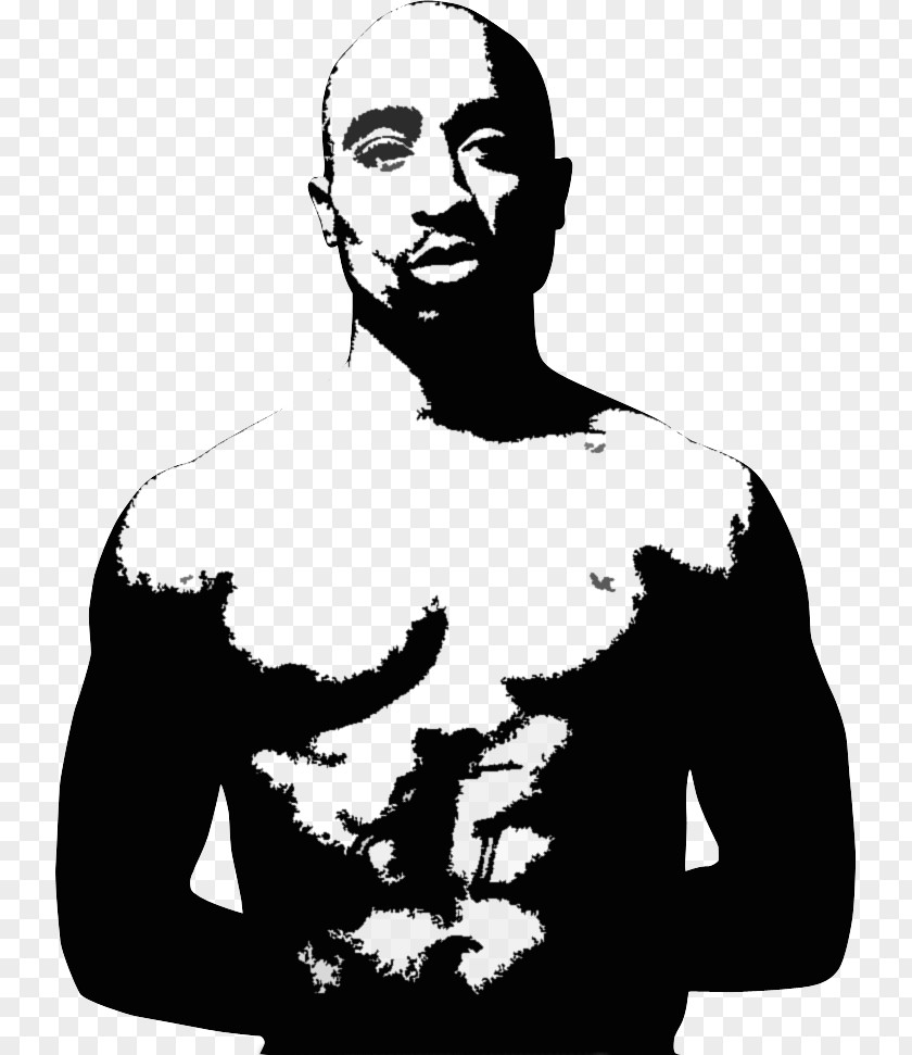 Batman Stencil Tupac Shakur Wall Decal Sticker PNG