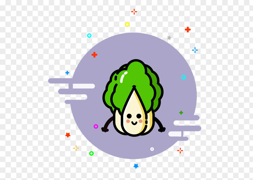 Big Green Cabbage Vegetable Clip Art PNG
