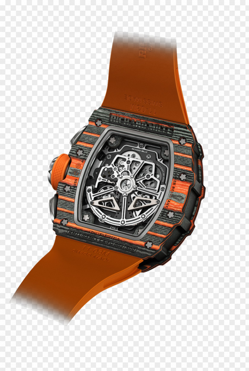 Watch Richard Mille McLaren Automotive Flyback Chronograph Brand PNG