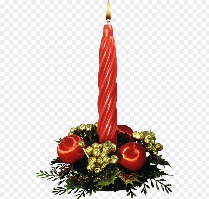 Christmas Candle Clip Art PNG