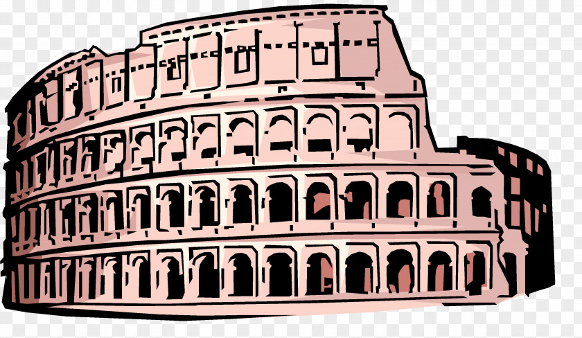 Colosseum Ancient Rome Clip Art Openclipart Vector Graphics PNG