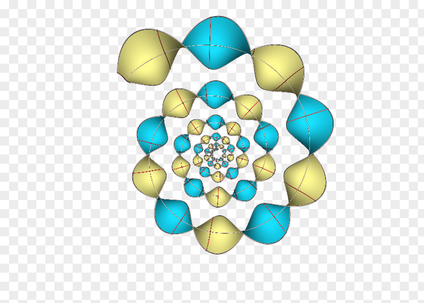 Curve Blue Yellow Turquoise Circle Sphere PNG