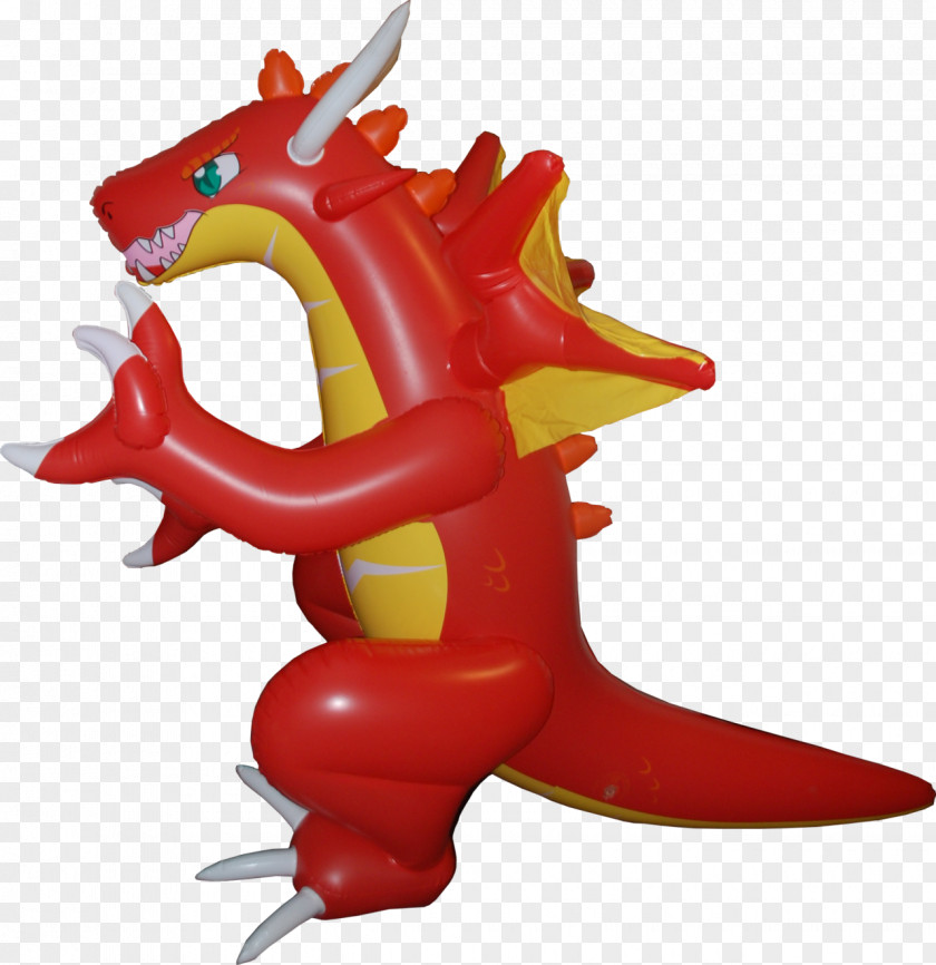 Inflatable Dragon Figurine PNG