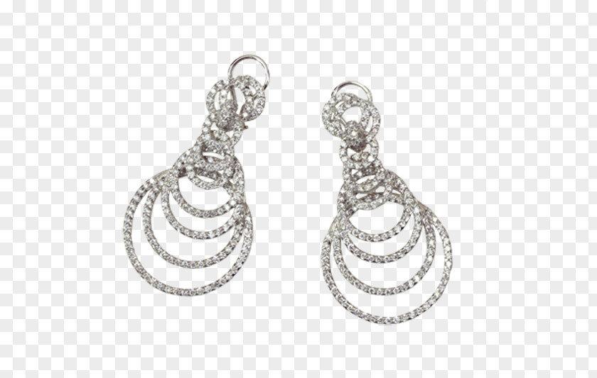 Jewellery Earring Concentric Objects Body Silver PNG