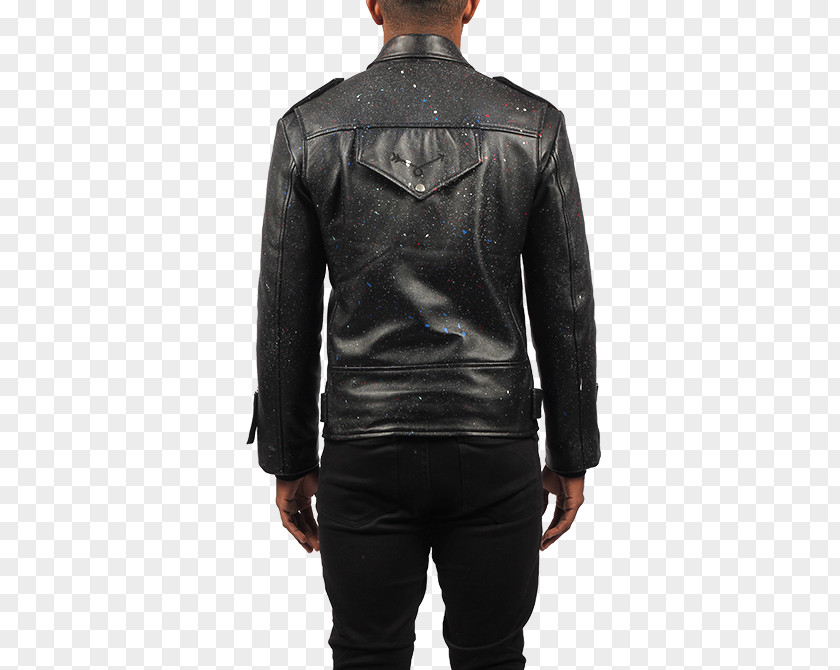 Leather Hoodie Jacket Sleeve Stone Island PNG