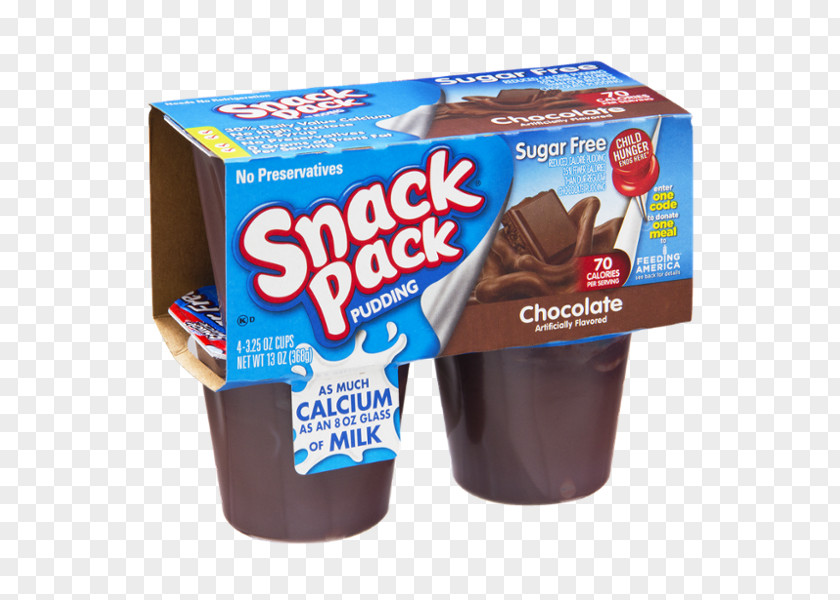 Milk Chocolate Pudding Tapioca Brownie Hunt's Snack Pack PNG