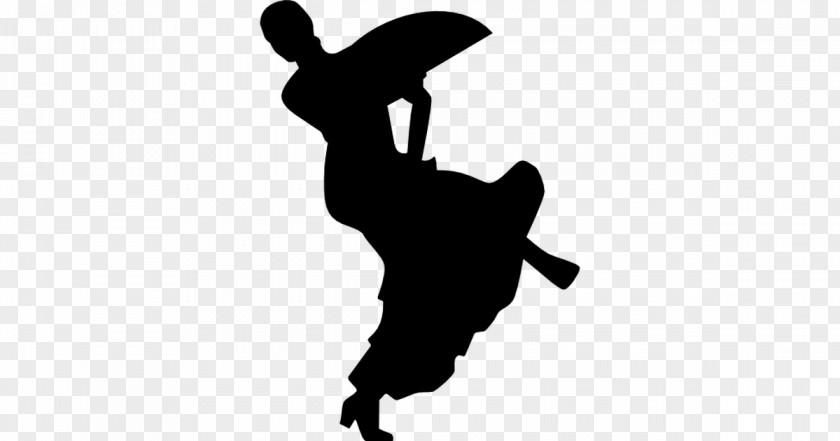 Silhouette Flamenco Dancer Ballet PNG