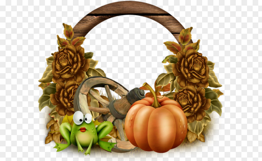 Autumn Drawing Gourd Image PNG