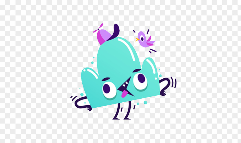 Illustration Funny Little Monster PNG