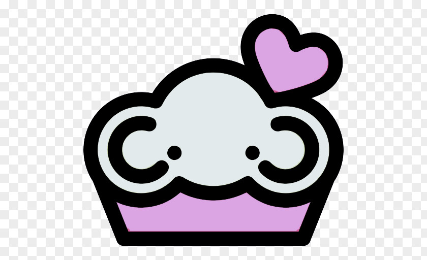 Smile Cloud Pink Clip Art Heart Purple Violet PNG