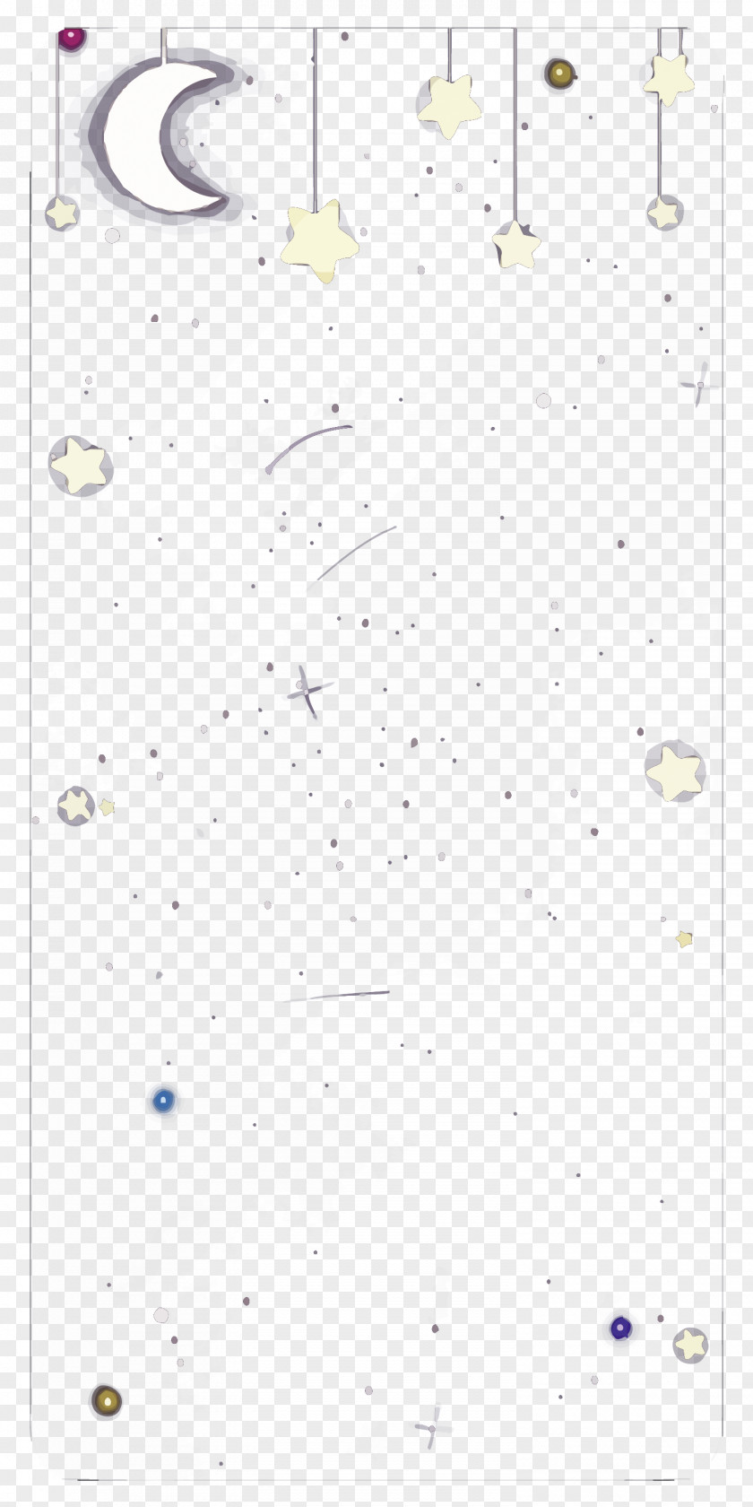 Vector Night Sky Paper Line Point Angle Pattern PNG