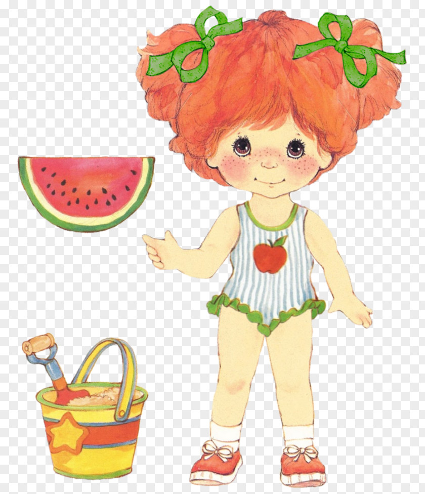 Doll Toddler Character Clip Art PNG