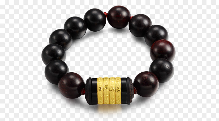 Vintage Beads Buddhist Prayer Bracelet PNG