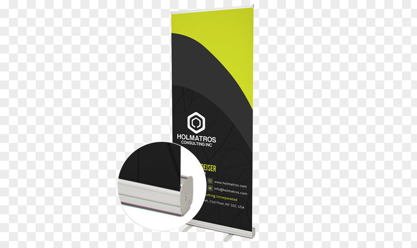 Company Roll-up Banner Paper Printing Advertising Printed Matter PNG