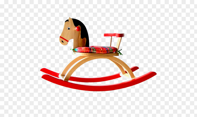 Horse Rocking Toy Child Wood PNG