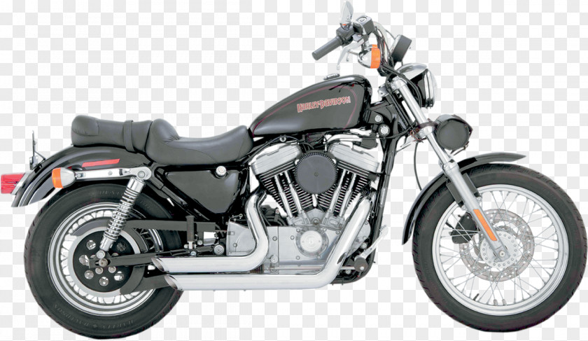 Motorcycle Exhaust System Harley-Davidson Sportster Super Glide PNG