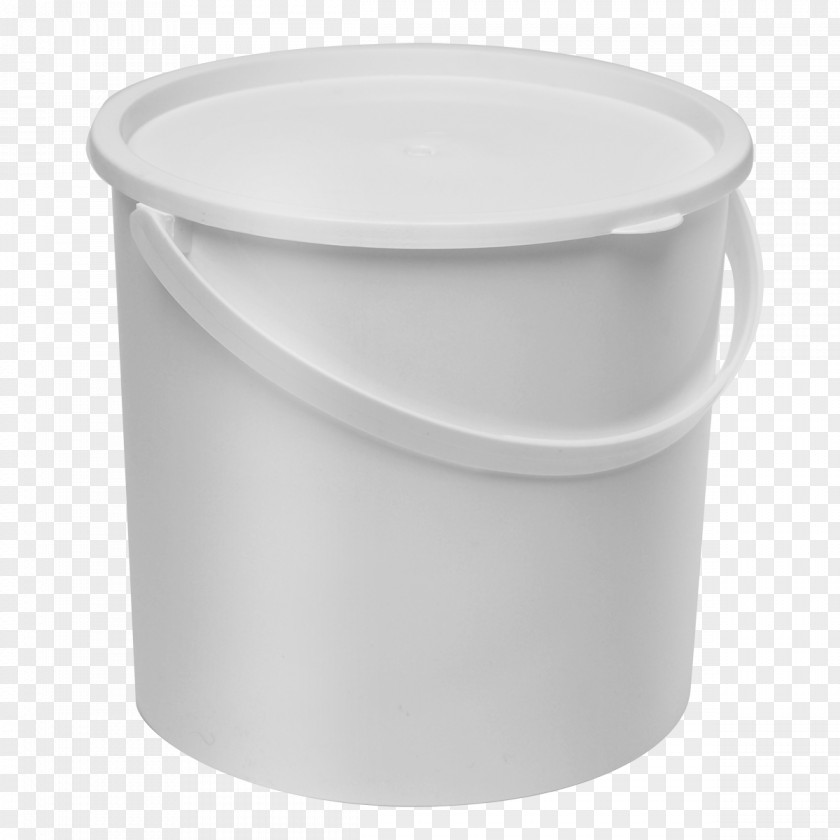 Plastic Paint Bucket Mockup Lid Food Storage Containers Lubricant Material PNG