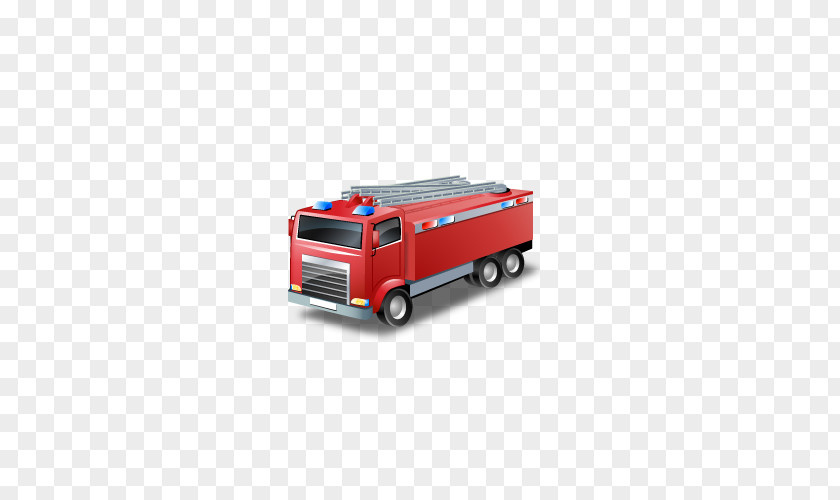 Red Fire Truck Free Car Engine Vehicle Icon PNG