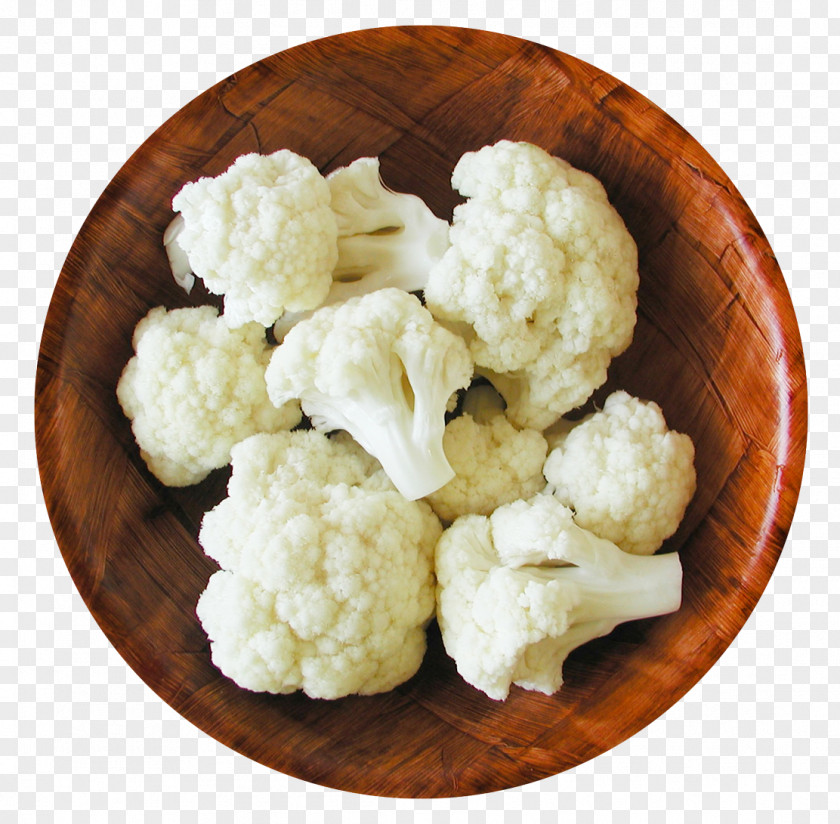 Cauliflower In Bowl Vegetarian Cuisine Vegetable PNG