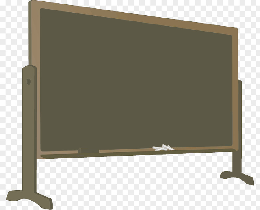 Chalk Board Blackboard With Stand Vector Graphics Clip Art PNG
