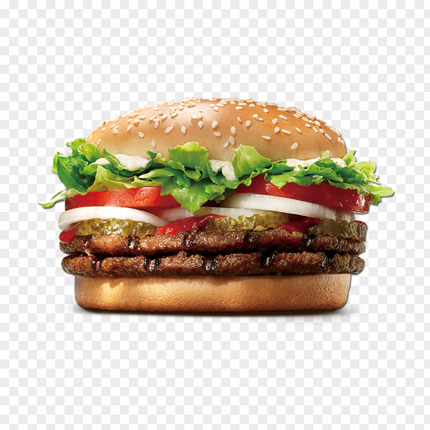 Fast Food Burger Whopper Hamburger Cheeseburger King Premium Burgers PNG