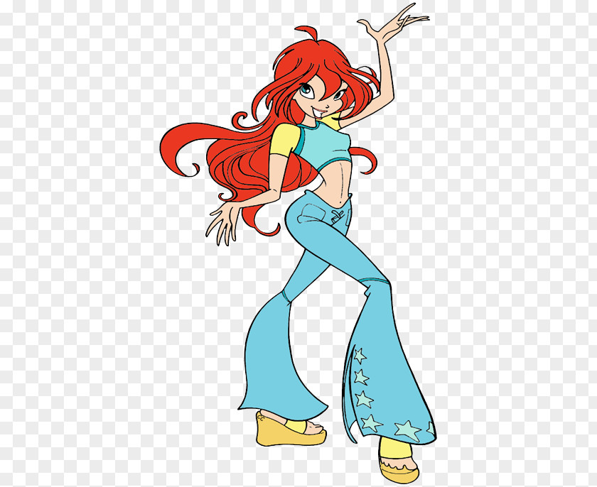 Bloom Winx Clip Art Illustration Line Cartoon PNG