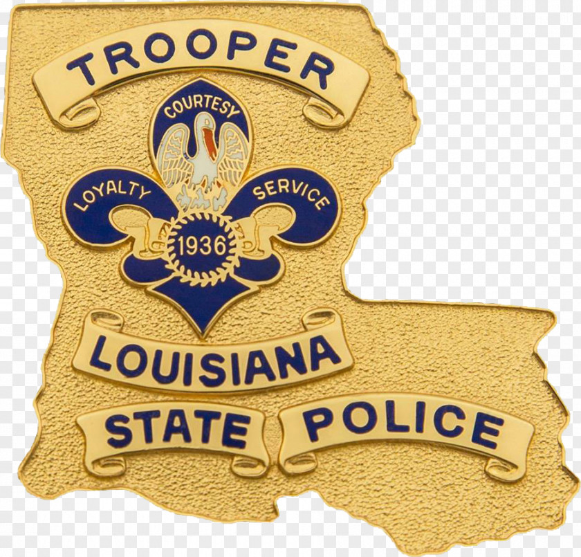 Police Badge Louisiana State Troop L Trooper PNG