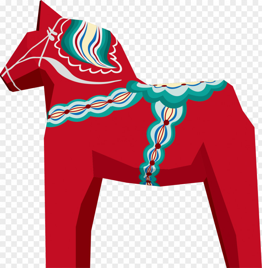 Red Simple Trojan Horse Troy War PNG