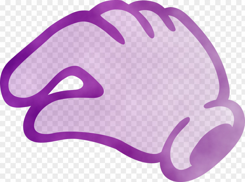 Violet Purple Hand Sports Gear Paw PNG
