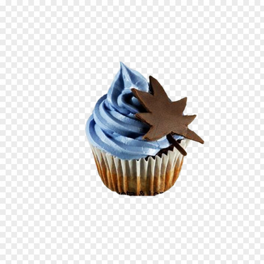 Blue Chocolate Cake Cupcake Food PNG