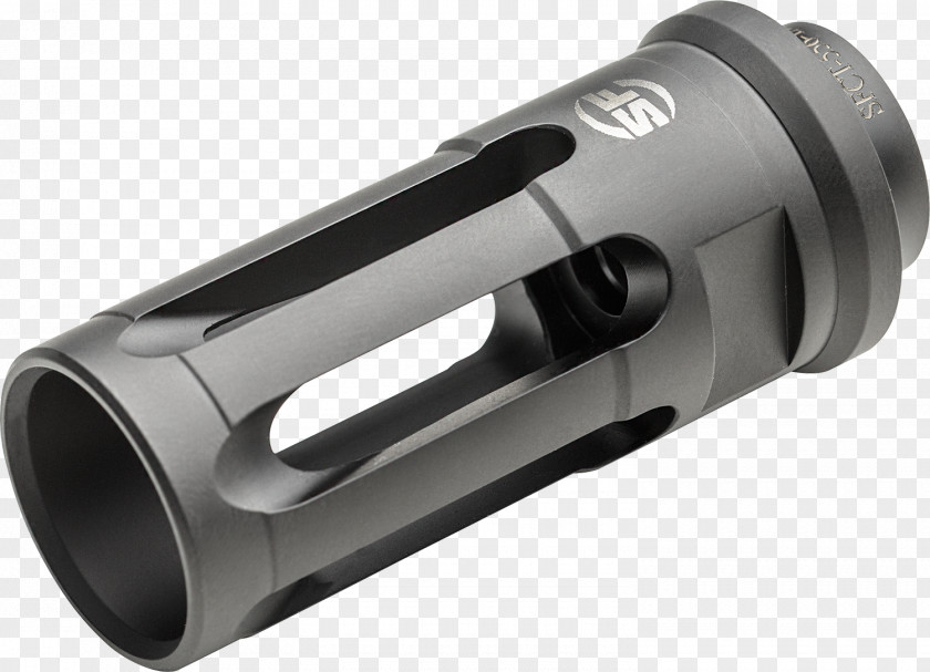 Flash Suppressor Firearm Silencer Colt AR-15 Muzzle Brake PNG