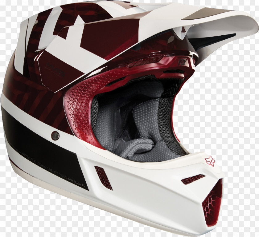 Fox Motocross Racing V3 Preest Helmet Motorcycle Helmets FOX MX Kustm Draftr PNG