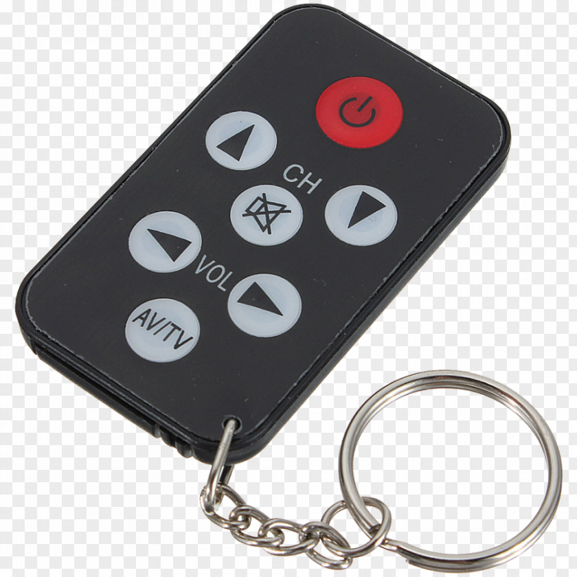 Remote Control Controls Infrared Key Chains Universal Television Set PNG