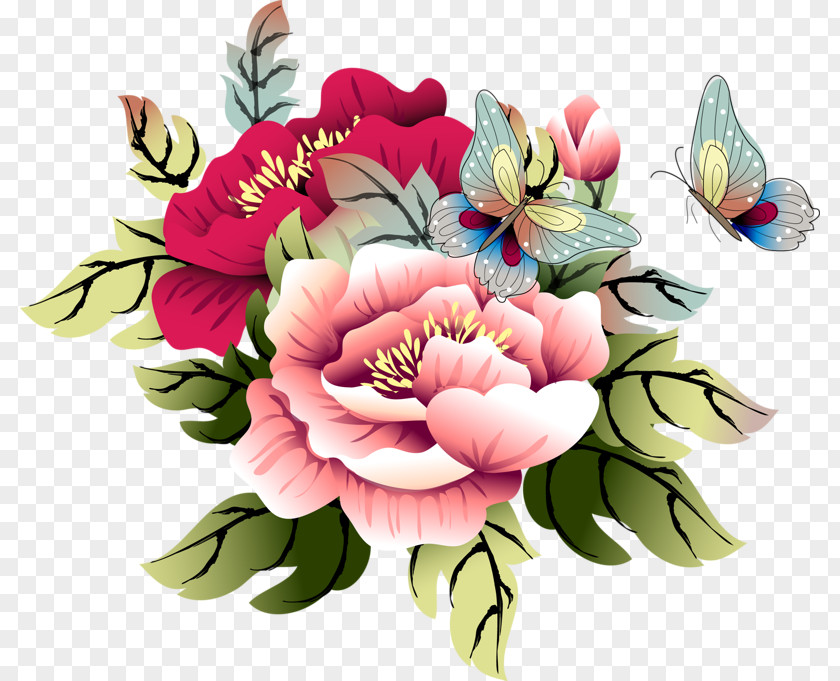 Flower Watercolour Flowers Desktop Wallpaper PNG