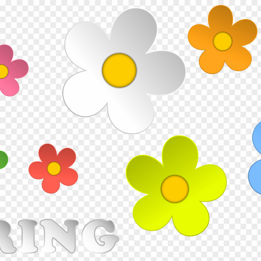 Flowers Blooming In Spring Flower Clip Art PNG