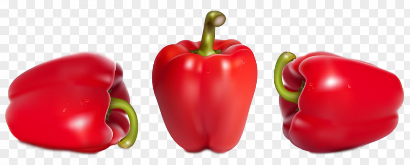 Natural Foods Pimiento Bell Pepper Food Red PNG