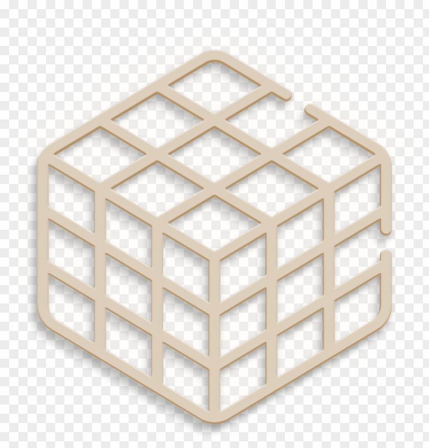 Cube Icon Nerd Rubik PNG