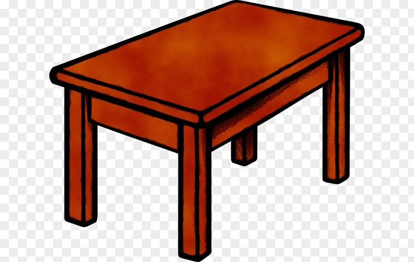 Rectangle Wood Coffee Table PNG