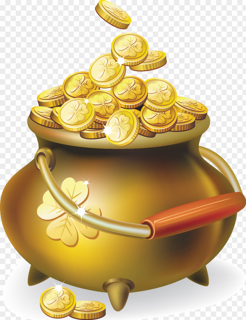 Vector Realistic Gold Jar Final Fantasy XIV Royalty-free Coin PNG